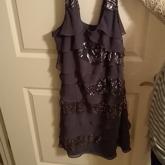 S.L. Fashions Dresses & Skirts - S.L. Fashions Purple Sequin Mini Dress